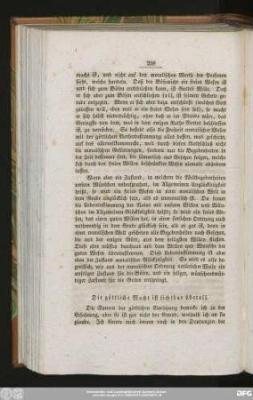 Die göttliche Macht ist sichtbar überall.