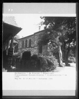 Ehemaliges Franziskaner-Nonnen-Kloster — Klosterkirche