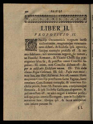 Liber II. Propositio Parisiensis II.
