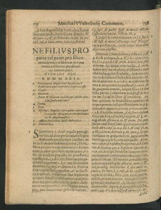 Ne Filius Pro patre vel pater pro filio emancipato, vel liberuts pro patrono, vel servus pro domino conveniatur. Titulus XIII.