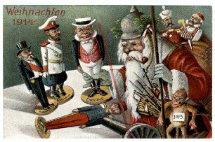 Kriegs-Erinnerungs-Karte: Ser.XIV,6 87240 Weihnachten 1914 (verboten)