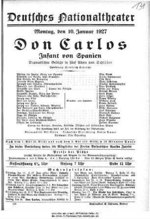 Don Carlos Infant von Spanien