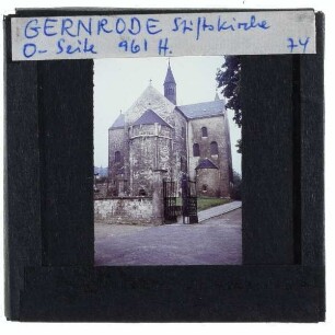 Gernrode, Stiftskirche St. Cyriakus : Ostseite