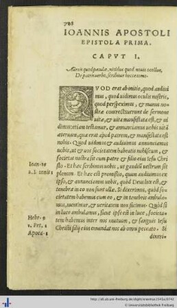 Ioannis Apostoli Epistola Prima.