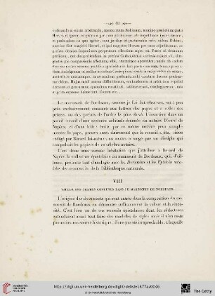 VIII. Valeur des textes contenus dans le manuscrit de Bordeaux