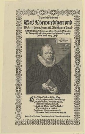 Bildnis des Wolffgang Jacob Christmann