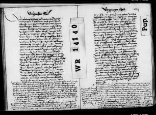 Graf Ludwig I. leiht Gilg Birker, Martin Müllers sel. Sohn, die untere Mühle zu Vaihingen zu einem Erblehen.