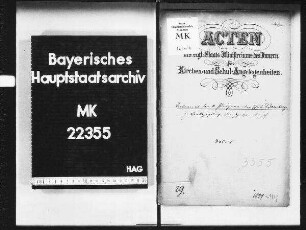 Bamberg. Präparandenschule. Internat, Verköstigung, Dienstpersonal.