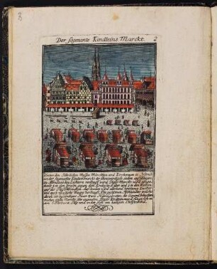 2 Der sogenante Kindleins Marckt. - Christkindlesmarkt Nürnberg ; Hauptmarkt, Nürnberg