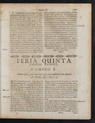 Feria Quinta Coenae Domini