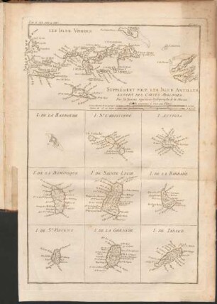 Supplément Pour Les Isles Antilles : Extrait Des Cartes Angloises