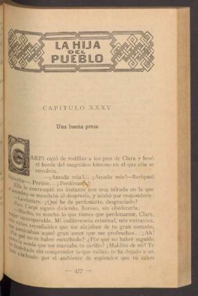 Capítulo XXXV - Una buena presa