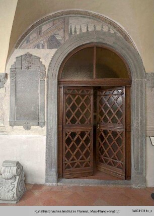 Freskenzyklus mit Szenen aus dem Leben des Heiligen Benedikt von Nursia