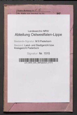 Erblasser: Frigger, Theresia:
