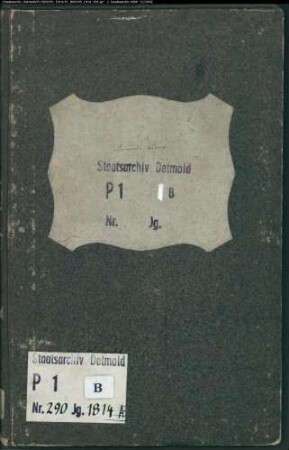 Zivilstandsregister der evangelischen Gemeinde Levern, Kreis Lübbecke (GAHT 1814) (Gemeinde: Evangelische Gemeinde Levern)