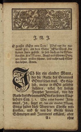 [Die Ruthe des Grimmes Gottes.]