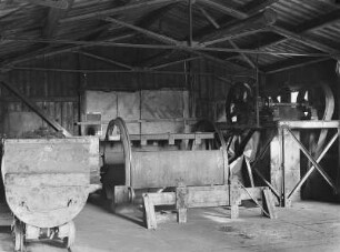 Sortierung, Wipperboden : Braunkohlegebiet Leipnitz (bei Leipzig). Braunkohlewerk, Sortierung, Wipperboden