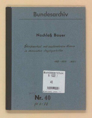 Ausländische Herren (fortgesetzt von Ernst Bauer)
