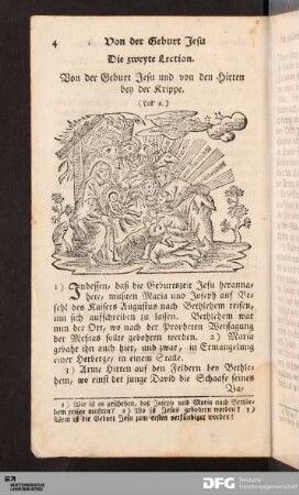 Die zweyte Lection.