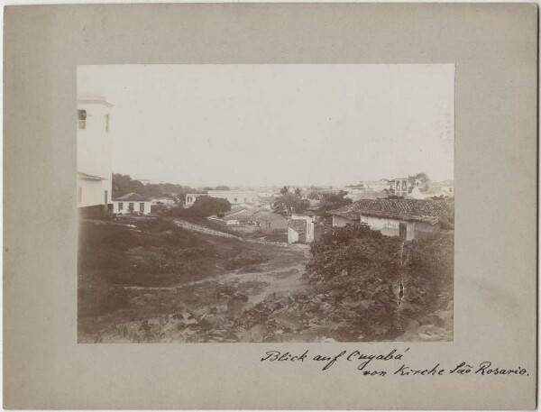 View of Cuyabá from the church of São Rosario