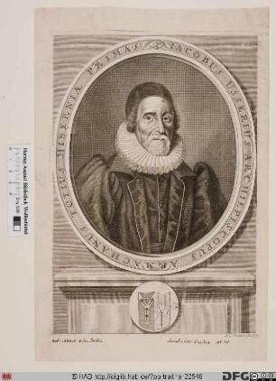 Bildnis James Ussher (lat. Jacobus Usserius)