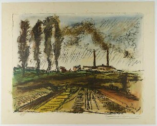 Aus dem Mappenwerk "Erde und Eisen", Adolf Harms Verlag, Hamburg 1921