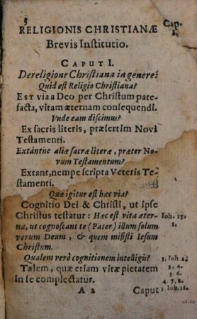 Institutio religionis christianae brevis