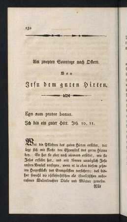 312-339, Am zweyten Sonntage nach Ostern.