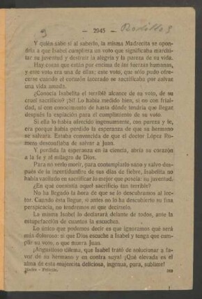 [Episodio quinto - El ángel de los desvalidos - Continuación]