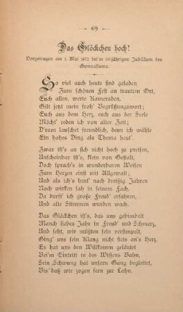 Das Glöckchen hoch!
