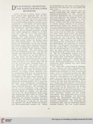 13: Die nationale Bedeutung der kunstgewerblichen Bewegung