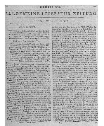 Scriptores rerum Transsilvanarum. T. 1. Vol. 1. Cura et opera Societatis philohistorum Transsilvaniae.  Hochmeister [1797] Auch u. d. T.: Christiani Schesaei Saxonis Transsilvani Ruinae Pannonicae : libri quatuor ; Statum rei publicae et religionis in Ungaria et Transsilvania temporis ... ; Acc. nunc notitia literararia ... notae et excursus ad literariam ... opera J. K. Eder.