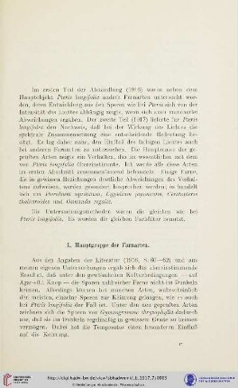 I. Hauptgruppe der Farnarten