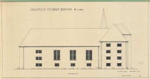 Friedrich Flender Bunker, Nordansicht