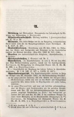 Nachtrag zum Handbuch des bayerischen Hypotheken- und Prioritäts-Rechtes mit Einschluß des hierauf bezüglichen Verfahrens
