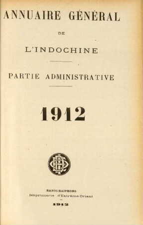 II. Partie - Annuaire administratif