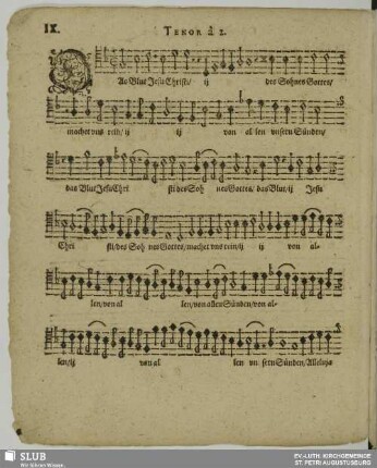 IX. Das Blut Jesu Christi