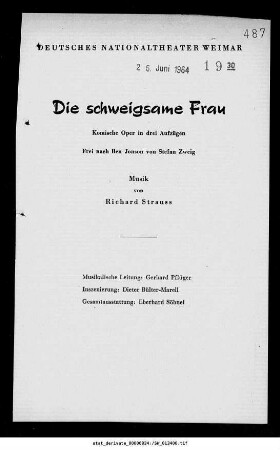 Die schweigsame Frau