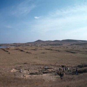 Limnos (antiker Name: Lemnos). Im antiken Stadtgelände von Hefestía im Norden