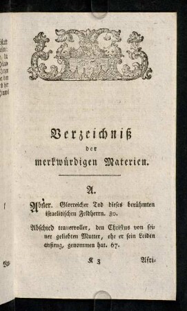 149-164, Verzeichniß.