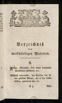 149-164, Verzeichniß.