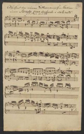 Rondos; clavier (clavicordo); e-Moll; H 272; Wq 66