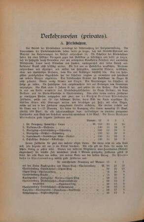 Verkehrswesen (privates)