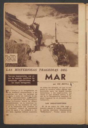 Las misteriosas tragedias del mar