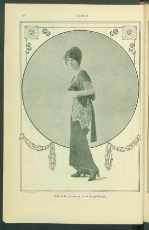 Modelo de Primavera, creación parisiense. [Fotografía]