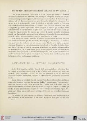 L'influence de la peinture bourguignonne