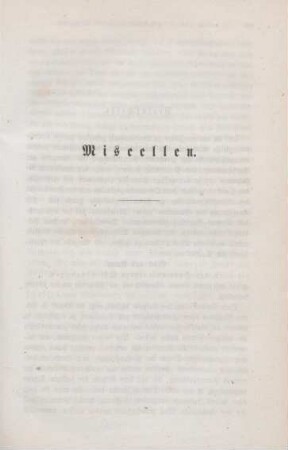 189-192 Miscellen : Preisaufgabe: Bibel und Natur in der Harmonie ihrer Offenbarung