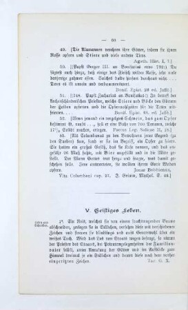[IV.] Geistiges Leben