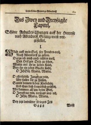 Das Zwey und Dreyßigste Capitel ...