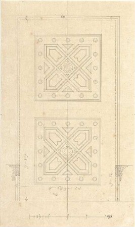 Gärtner, Friedrich von; München, Ludwigstr.; Staatsbibliothek - Tür (Ansicht)